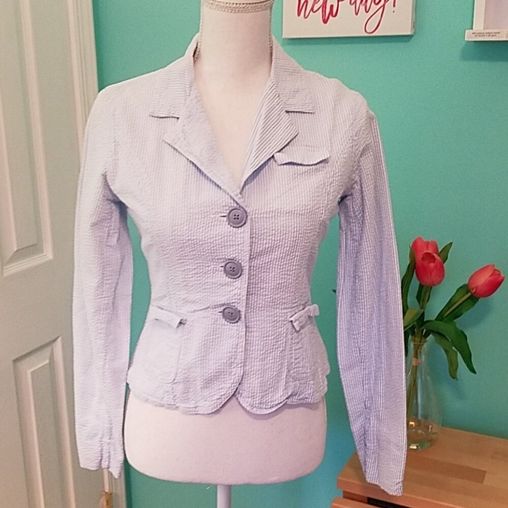 Searsucker blazer
